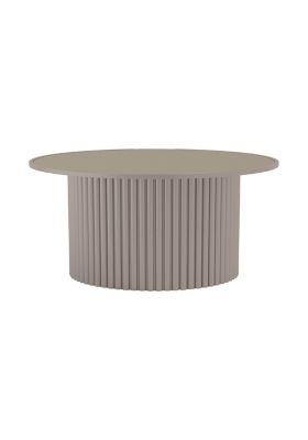 Milo 42 inch Round Dining Table, Gray, 28" H x 60" W x 60" D