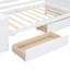 Lit de jour simple avec tablettes et tiroirs, un meuble pratique et confortable pour divers espaces de vie-1642619174