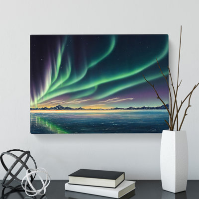 Animated Northern Lights - Wrapped Canvas