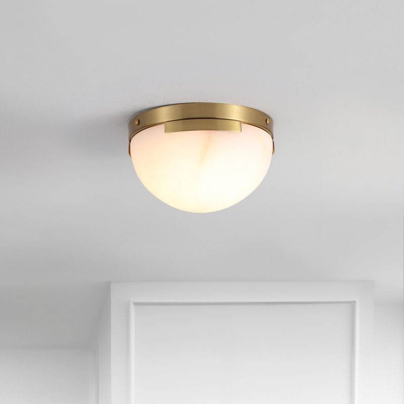 Eddie 1 - Light Flush Mount, Brass