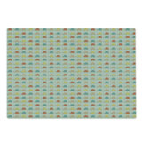 Ambesonne Turtle Cutting Board Large Size Hand Drawn Happy Turtles Multicolor