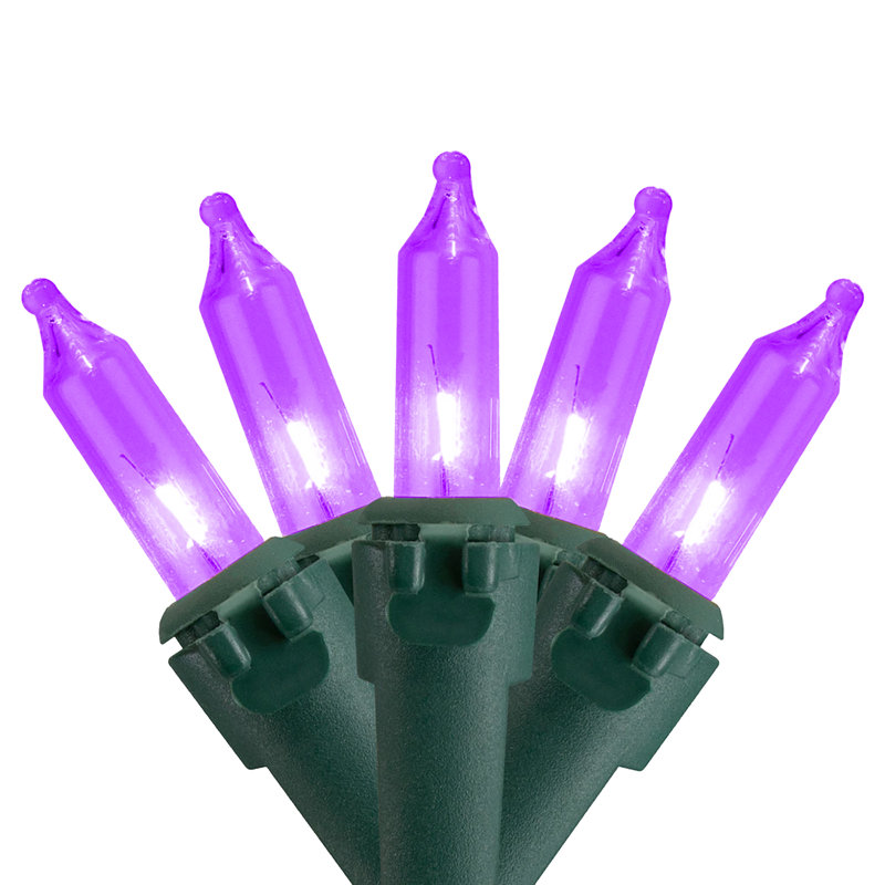Lumières d'espacement vertes 4 po, Mauve
