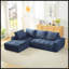 Canapé modulaire surdimensionné en L FAUX FUR-1146594016