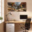 «Autumn Canyon Landscape», reproduction d'art sur toile tendue sur toile-825595641