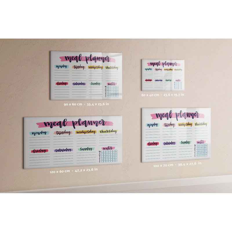 Magnetic Glass Dry Erase Board