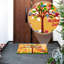 Non-Slip Floral Doormat