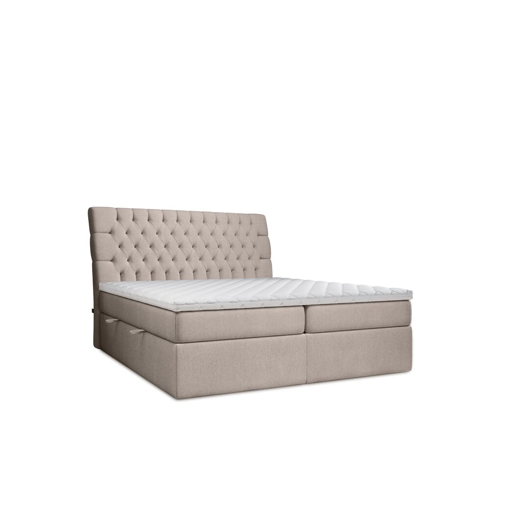 Boxspringbett Mcdonough mit Topper und Bettkasten