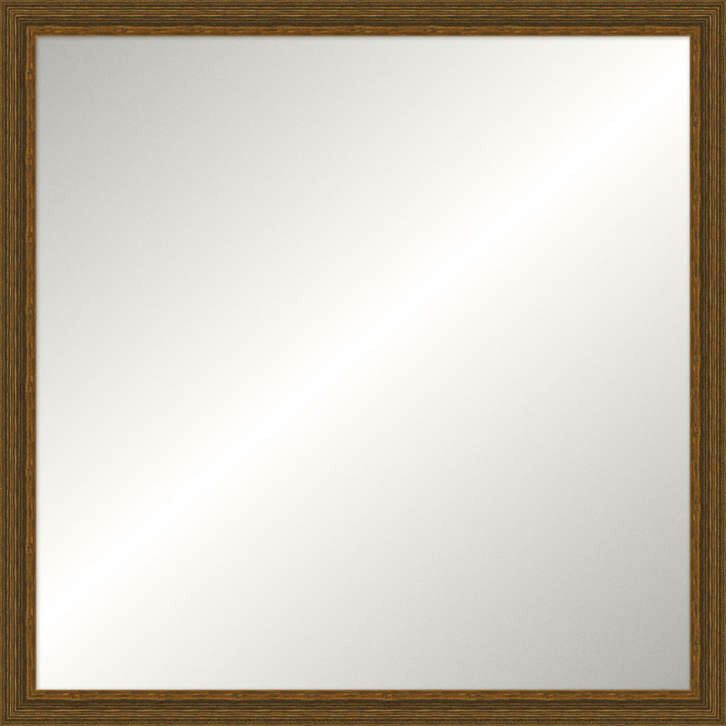 Walden Solid Wood Mirror, 39.75" x 39.75", Square