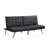 Sofa Bed Black Pvc