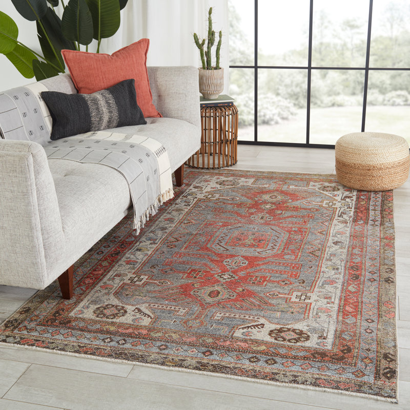 Oriental Indoor Rug, Rectangle 4' x 6'