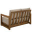 132 cm W Acacia Loveseat with Cushions-135985558