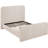 Fira Daliah Linen Textured Fabric Upholstered Bed-2026383425-2026383480