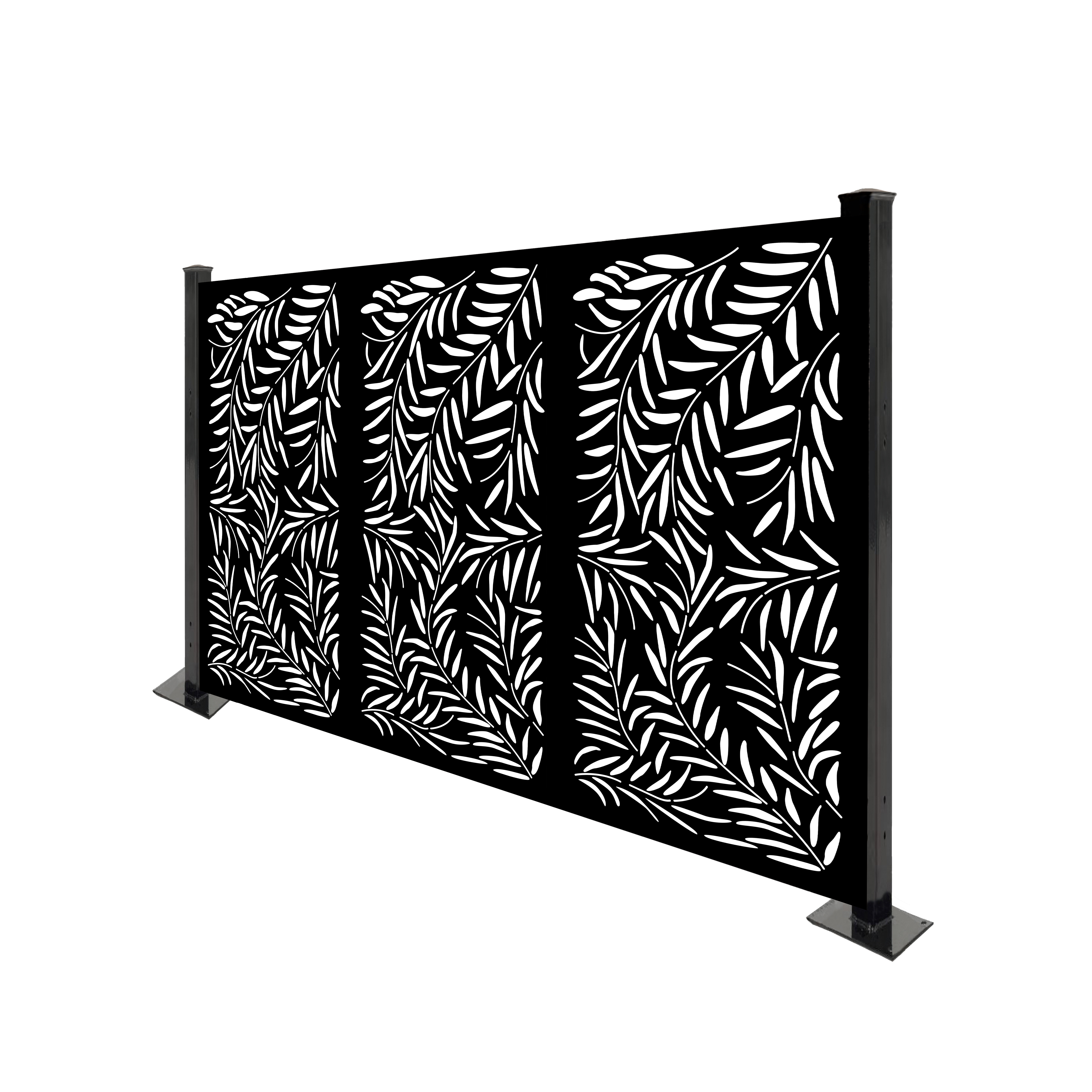 Porpora 24'' H X 48'' W Black Metal Accent & Reviews 