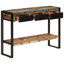 Gambill 110cm Solid Wood Top Console Table