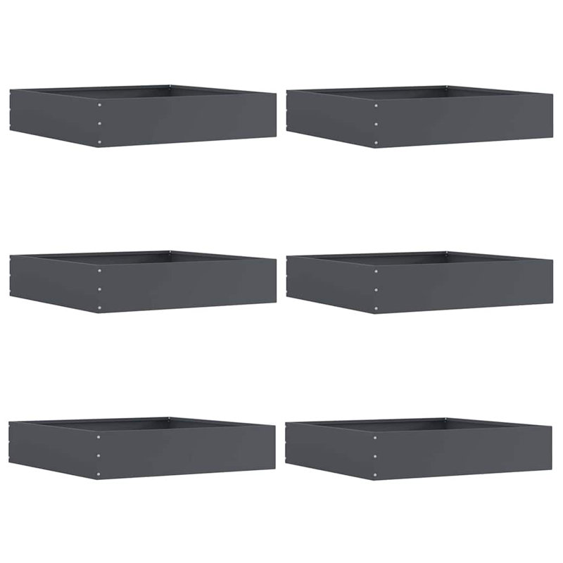 Steel Hardware, 13cm H x 60cm W, Anthracite