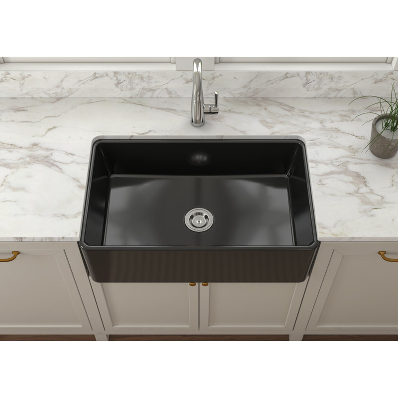 MEJE 508mm W Ceramic Kitchen Sink