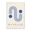 Blue Bauhaus Duo, ensemble de 2 impressions roulées-1039862057-1039862061
