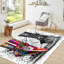 Tapis ultra moelleux fabriqué à la main avec un motif géométrique moderne pour des espaces intérieurs dynamiques-115909094