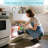 2-Pack Stackable Trash Bag Dispenser – Clear Organizer Bins For Under Sink, Kitchen, And Laundry Room Storage