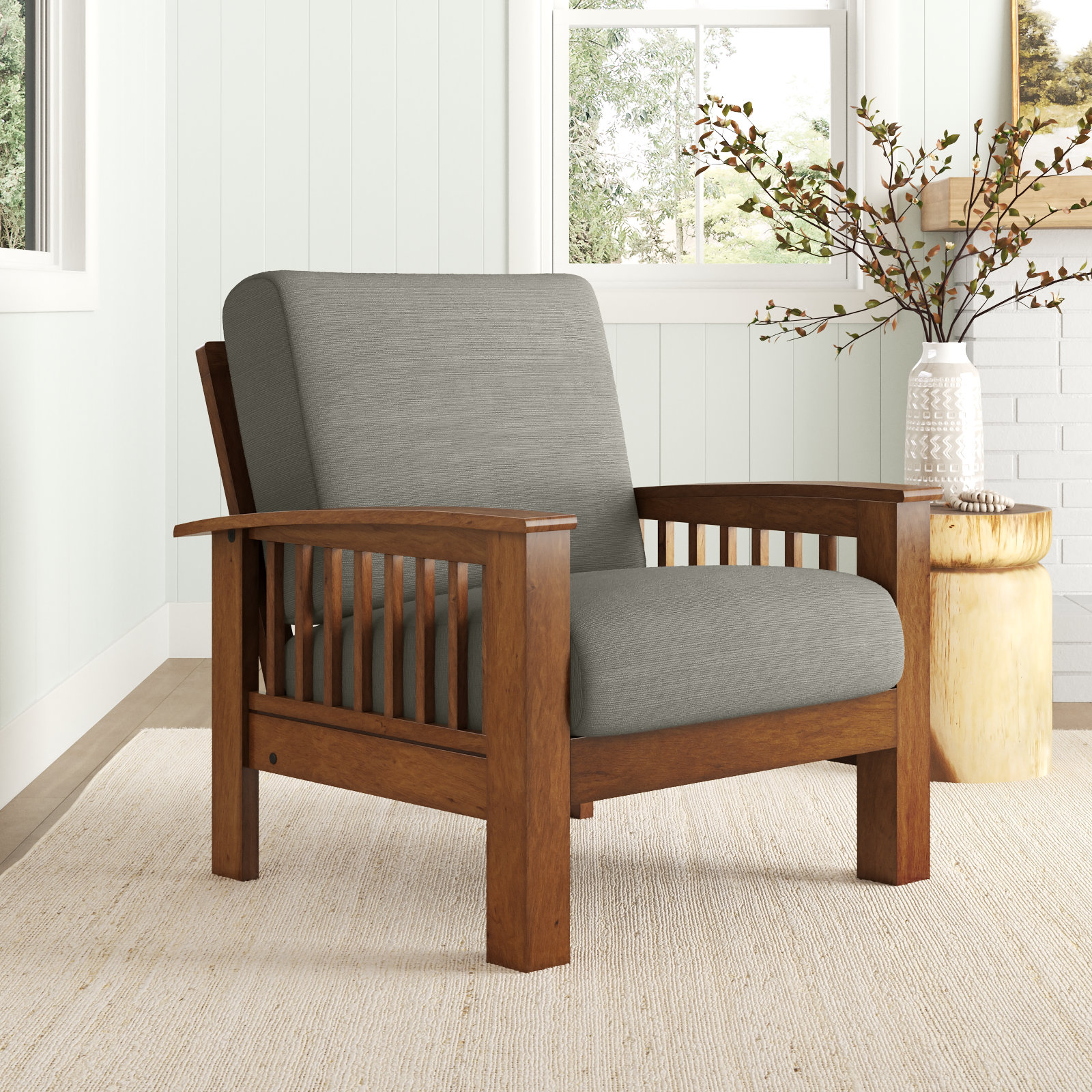 Mission style accent online chairs