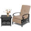 Chaise de patio inclinable avec coussins-896599548
