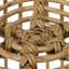 Chaise berçante et table d'appoint en fer brun, structure en fer, brun, imperméable