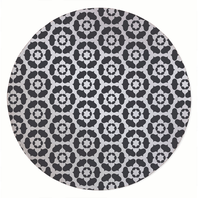 Cleo Outdoor Rug, Round 5'