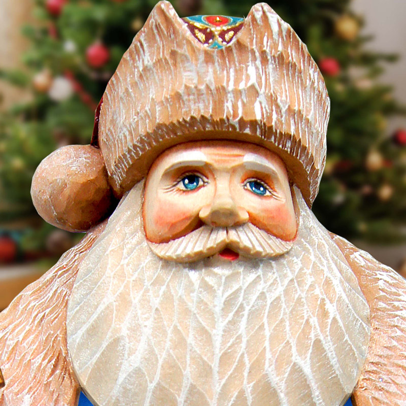 Christmas Figurine in Red/Brown/Blue/Yellow