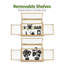 35.4" W x 14.6" D 2-Tier Wooden Cold Frame Garden Greenhouse-22812968