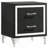Malcolm Black 2-Drawer Nightstand Bedside Table