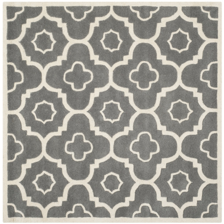 Carolene Hand Tufted Wool Geometric Rug