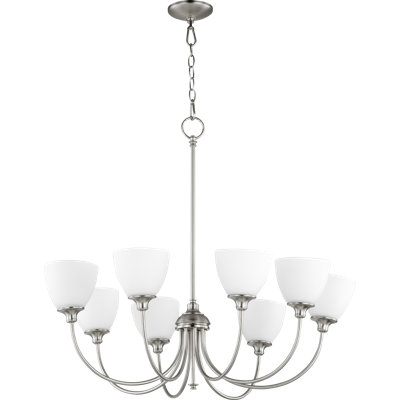 lustre gris classique/traditionnel 8 lumières  Dian