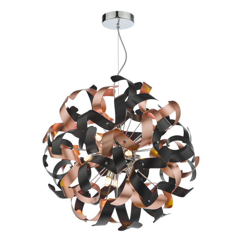 Cumber 9 - Light Polished Chrome Pendant