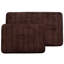 Ensemble de tapis de bain en mousse viscoélastique Billybob - Tapis de bain 2 pièces avec dessus en microfibre - Tapis antidérapants-27041068