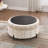 31.5"W Upholstered Round Ottoman With Reversible Lid, Velvet Storage Stool, Channel Tufted Pumpkin-Shape Footstool For Living Room, Bedroom And Office-367716852