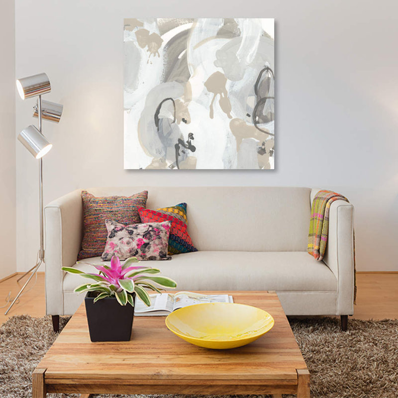 « oscille iii », reproduction sur toile, H 18 po x l 18 po x P 1,5 po, Toile tendue