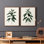Soft Greenery I-Premium Framed Print -Ready to Hang - No Nails Required - No Nails Required