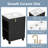24" Bathroom Single Vanity with Ceramic Sink, Soft-Close Cabinet and Side Shelf-579704654