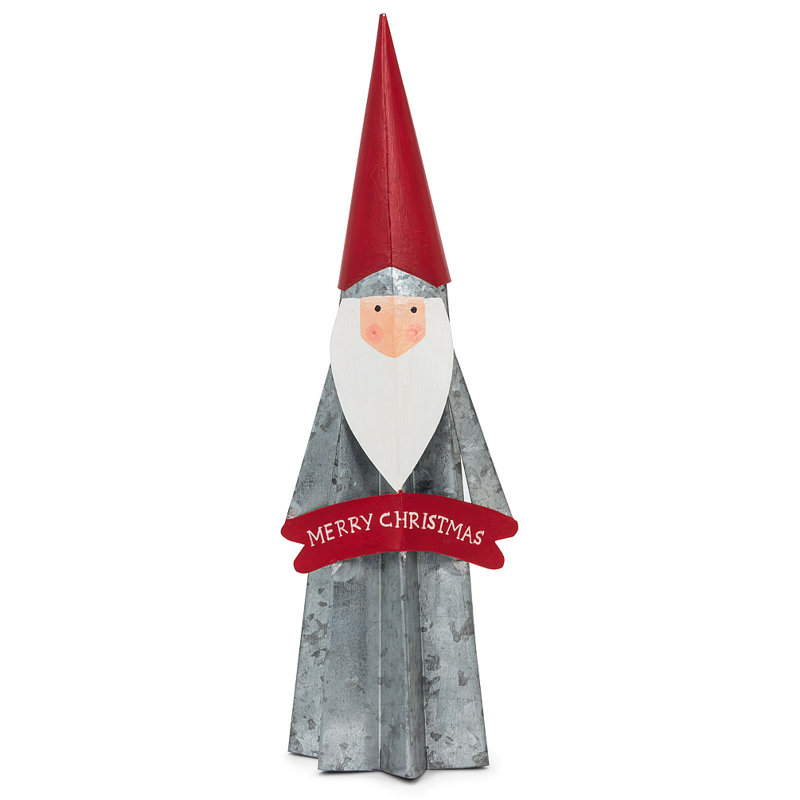 Décoration de père Noël avec bannière «Merry Christmas»