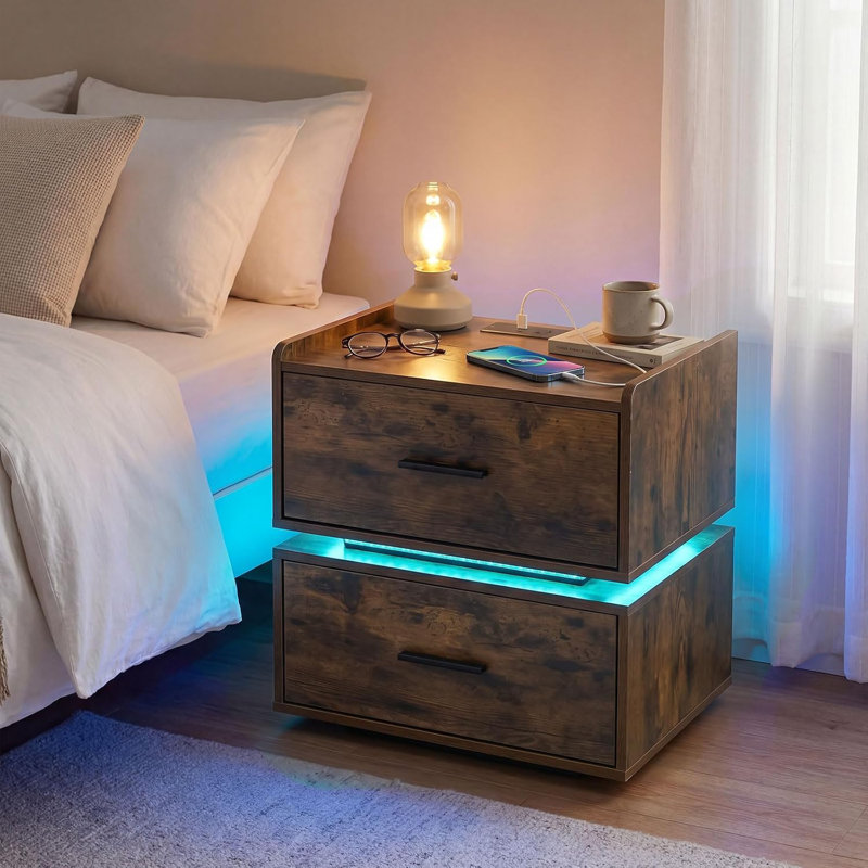 45cm W Particle Board Bedside Table