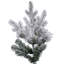 Flocked Kiana Pine Lighted Artificial Pine Christmas Tree-1662419063