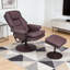 Fauteuil inclinable pivotant en cuir Scratch Cat