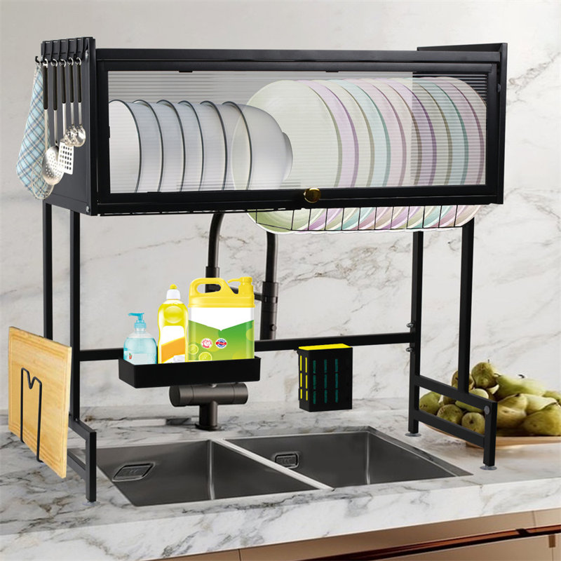 Over The Sink Dish Drainer Storage