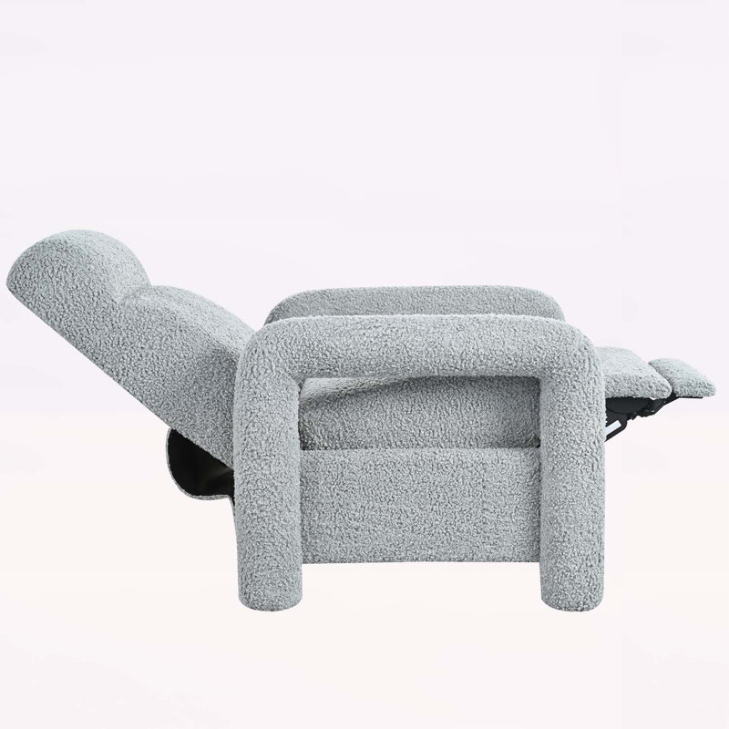 Versatile Recliner Chair for Living Room with Adjustable Backrest and Comfortable Design, Light Gray