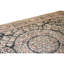 Hand Knotted Wool Area Rug in Black