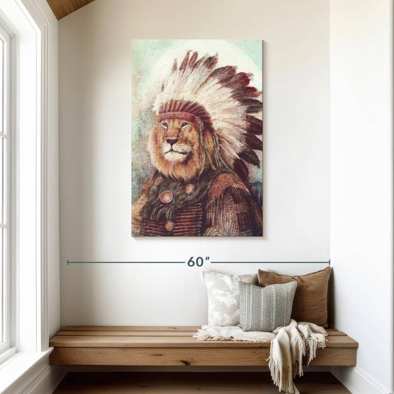 Ketti Chief I, 45" H x 30" W