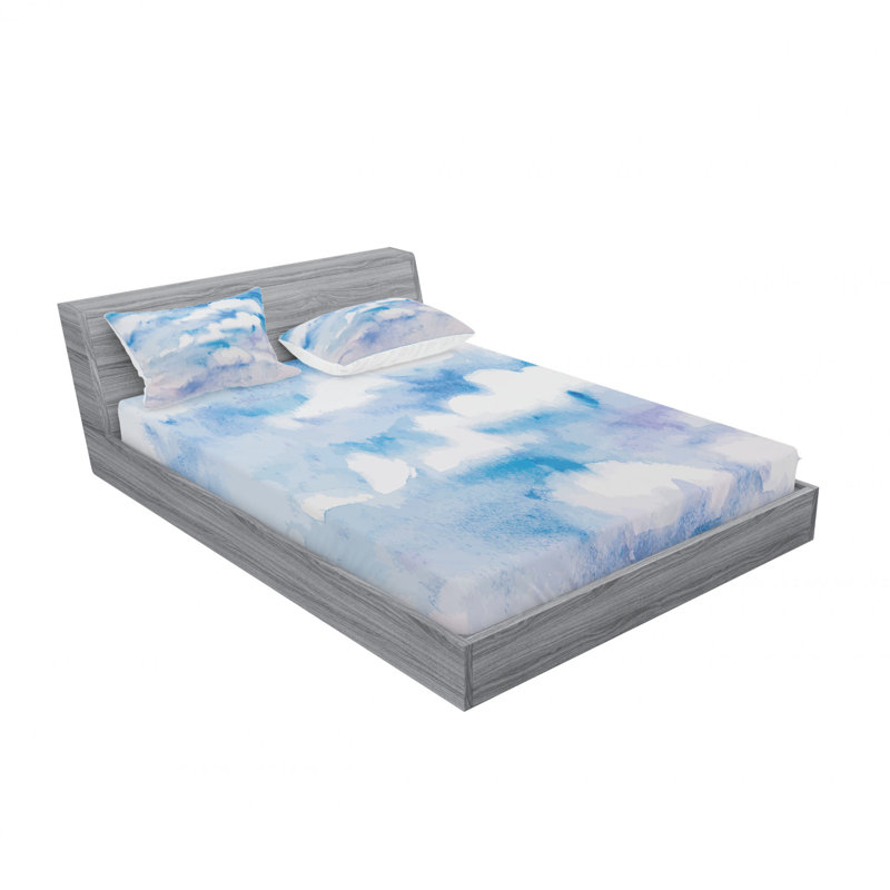 Microfiber Sheet Set, Full/Double Sheet Set with Fitted Sheet