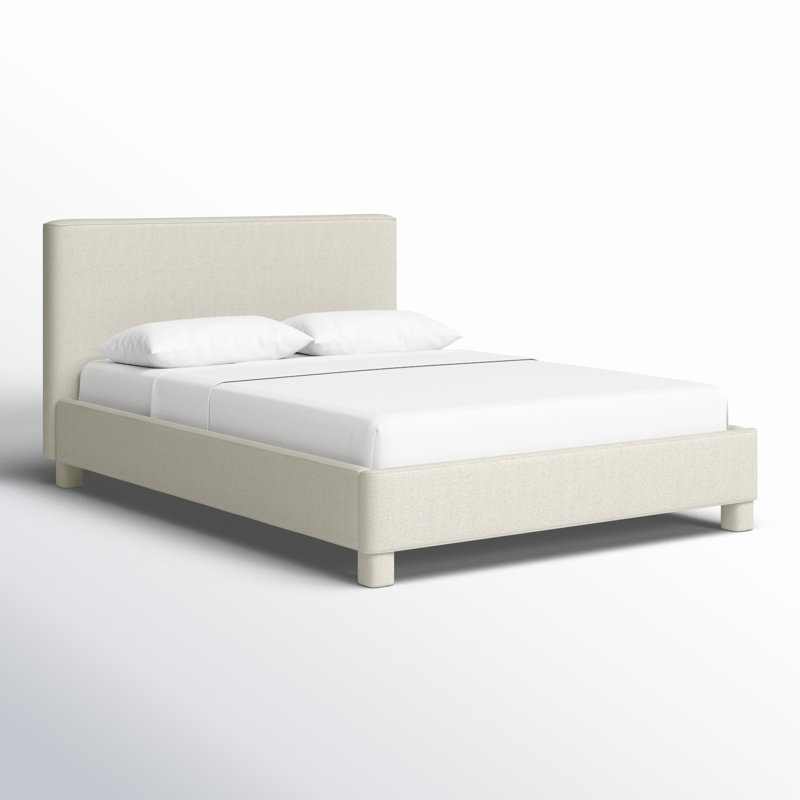 Ichigo Upholstered Bed, Queen, Light Grey