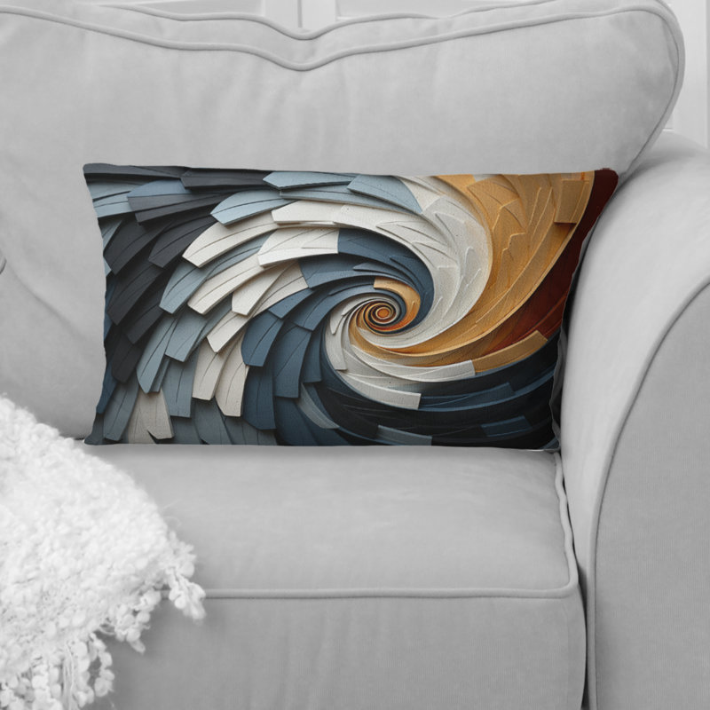 Coussin Geometric Spiral III - Abstract Spirals