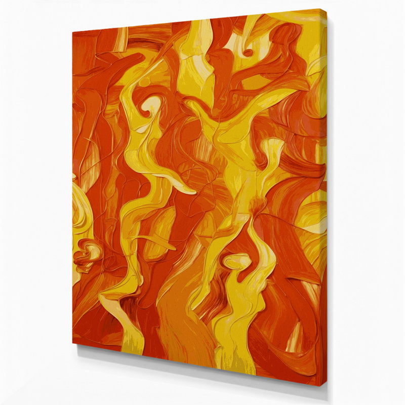 Abstrait art figuratif sur toile brun 75, H 30 po x l 20 po